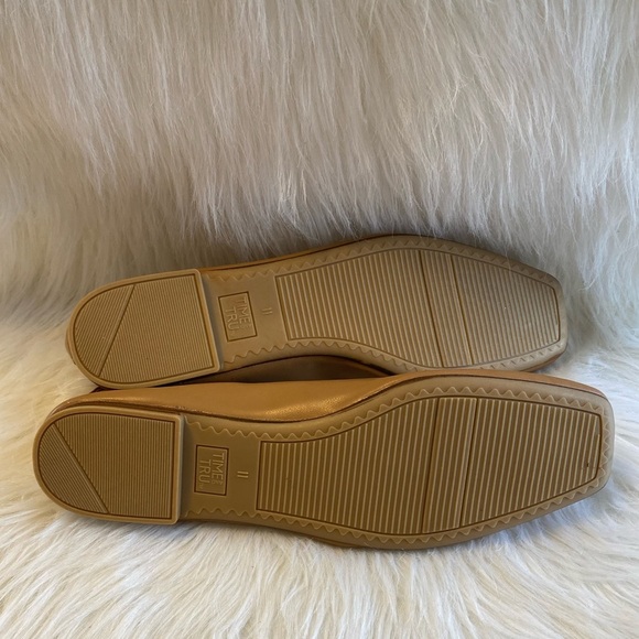 Time And Tru Shoes Soft Sq Toe‎ Ballet Women’s Size 11 Camel Color NEW - Picture 5 of 7